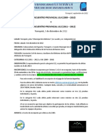 Boletin Informativo - 34° y 36° Encuentro Provincial U12 y U14 - Tornquist