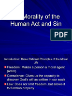 The Morality of Human Acts and Sin
