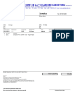 CWM Office Automation Marketing: Invoice