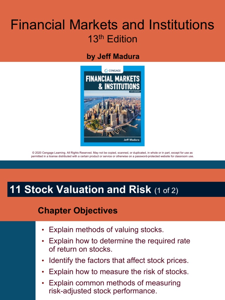 11 Stock Valuation and Risk | PDF | Vix | Capital Asset Pricing Model