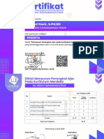 Aswad Nasir, S.PD - SD - SD NEGERI 3 MAWASANGKA TIMUR - Sertifikat Diklat Perangkat Ajar 32JP