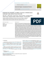 Estimating The Probability of Wildfire Occurrence in Mediterranean