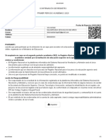 Documento de Identificación: Nombres Correo: Teléfono: Celular