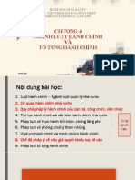 (PLĐC) - Pháp luật Hành chính VN và Tố tụng HC - SV