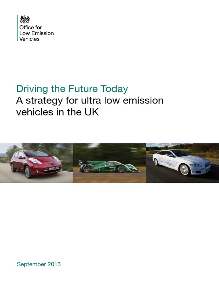 Ultra Low Emission Vehicle Strategy PDF Low Carbon Economy