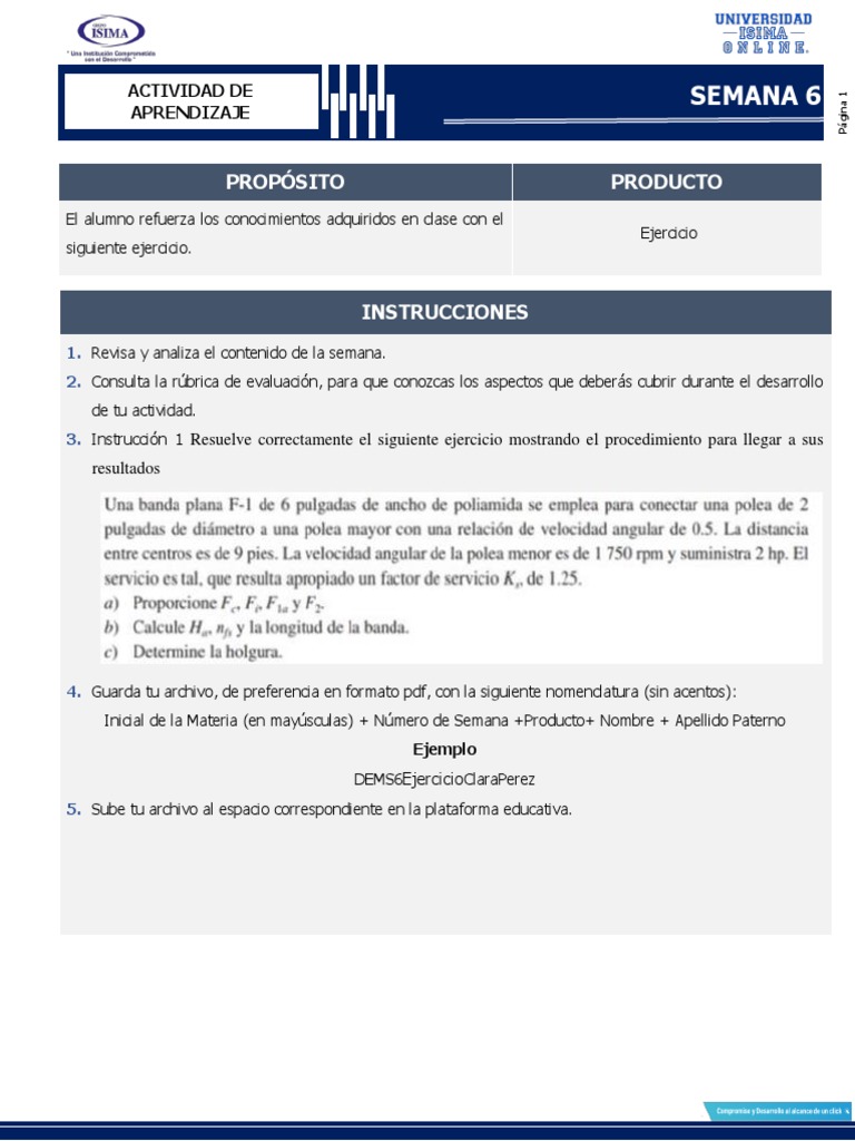 Actividad de Aprendizaje Semana 6 | PDF | Aprendizaje