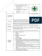 Sop Surat Keterangan Sehat