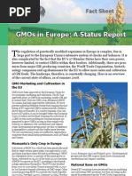 Download GMOs in Europe A Status Report by Food and Water Watch SN6226556 doc pdf