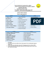 Jadwal Piket Harian Bem 2023-2024