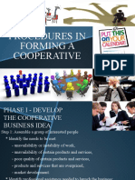 Procedures in Forming A Cooperative