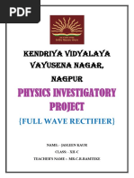 Jasleen - Physics Investigatory Project