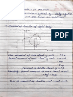 Moment of Inertia - Module 4