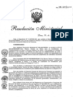 Aprobación del Anexo 4: Listado de Estándares de Acreditación para Establecimientos de Salud con Categoría 111-2