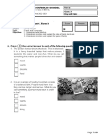 P3 Social Studies Worksheet 1 Term 3 2022-2023