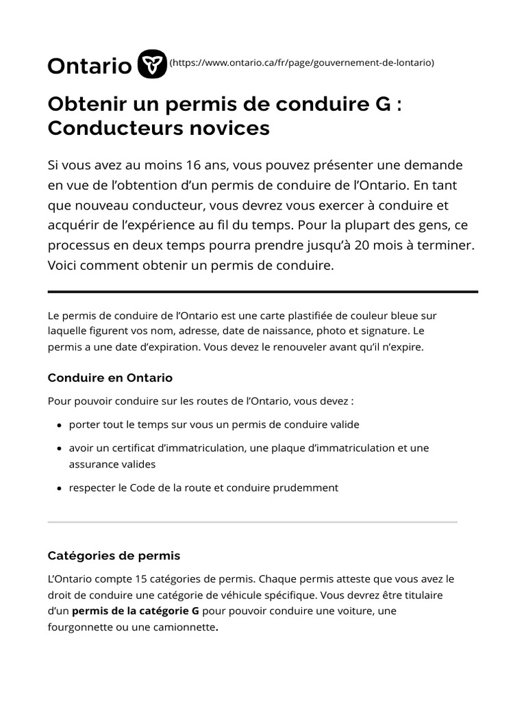 Auto et moto : comment obtenir un premier permis de conduire - SAAQ