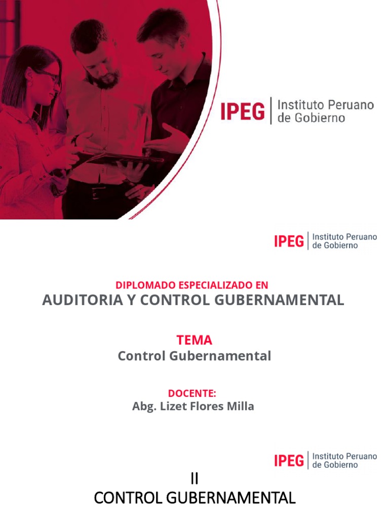 Control Gubernamental Modulo 02 | PDF | Auditoría | Responsabilidad