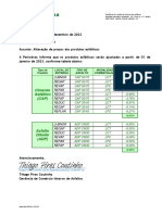 Carta CE - CIA 69 - 22 - Alteração de Preços Dos Produtos Asfálticos 01-01-2023 - Variação Percentual