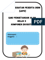 Lembar Kegiatan Peserta Didik (LKPD) Ilmu Pengetahuan Alam Kelas 5 Komponen EKOSISTEM