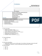 Grade 3 Worksheet Maths DIVISION OF NUMBERS - PDF - Ic43089