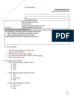 Grade3 Worksheet (Answer) SOME PROPERTIES of WATER - PDF - Ic43211