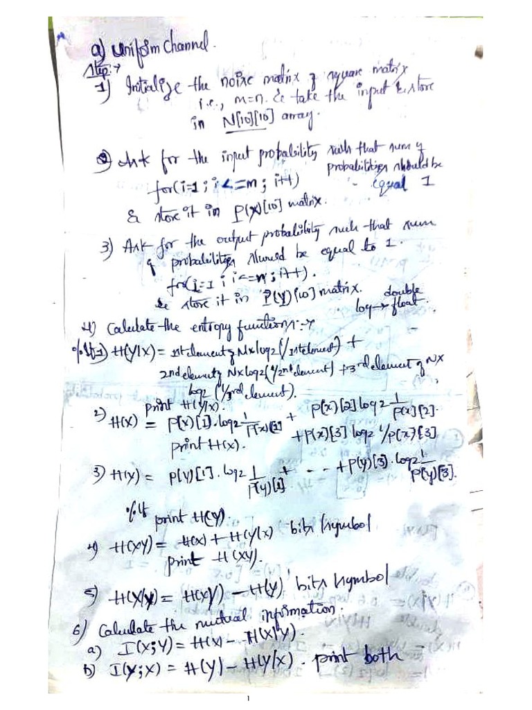 Uniform Channel | PDF