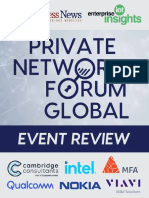Private Networks Forum, Global Post Event Report