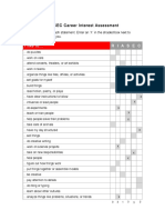 PDF RIASEC Career Interest Assessment