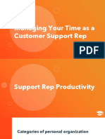 Managing Your Time as a Customer Support Rep