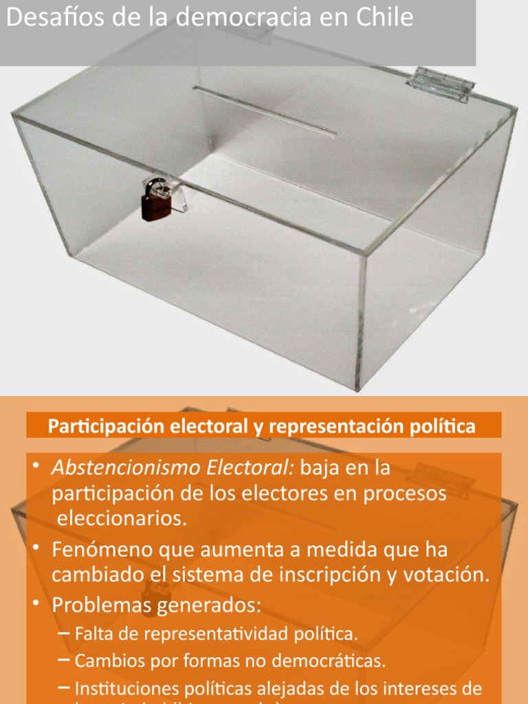 Desafíos de la Democracia en Chile | PDF