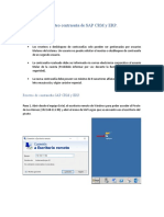 Reseteo de Contraseña de SAP DSBDHBD