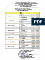 Jadwal Pat Semester Genap 21 - 22