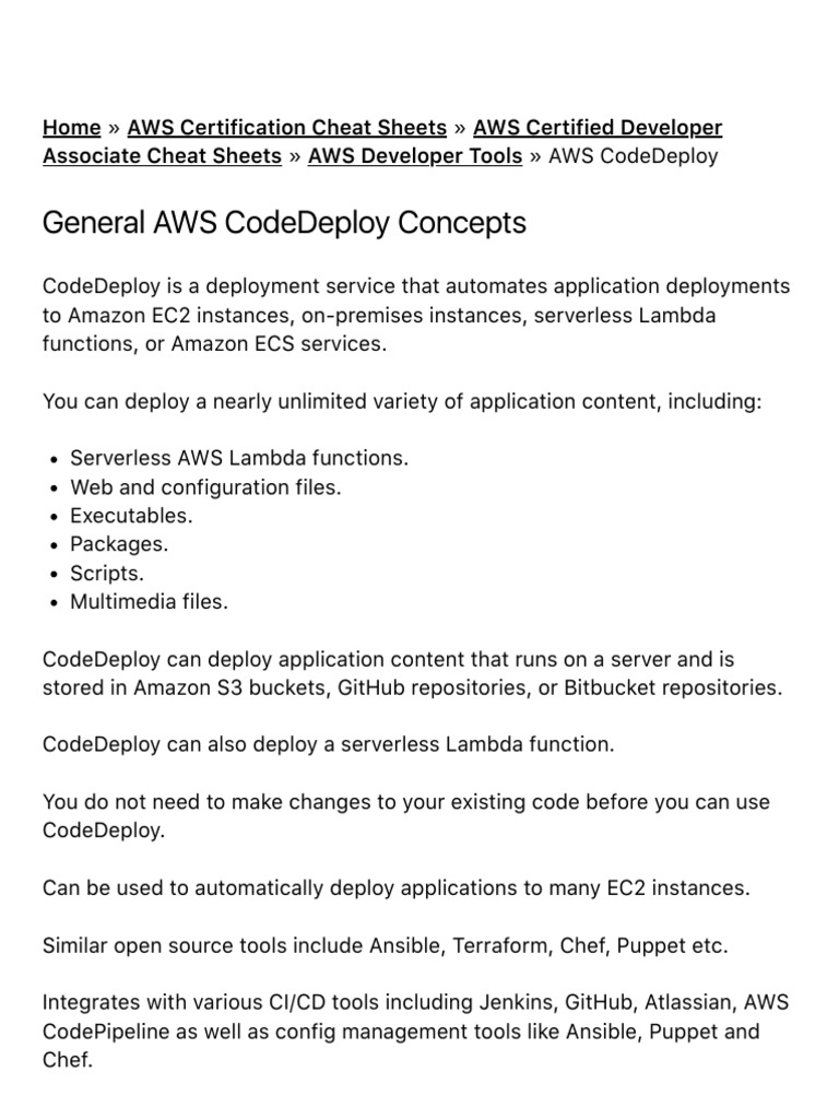 5.3AWS CodeDeploy Digital Cloud Training PDF Amazon  Services
