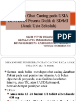 Sosialisasi Pemberian Obat Cacing