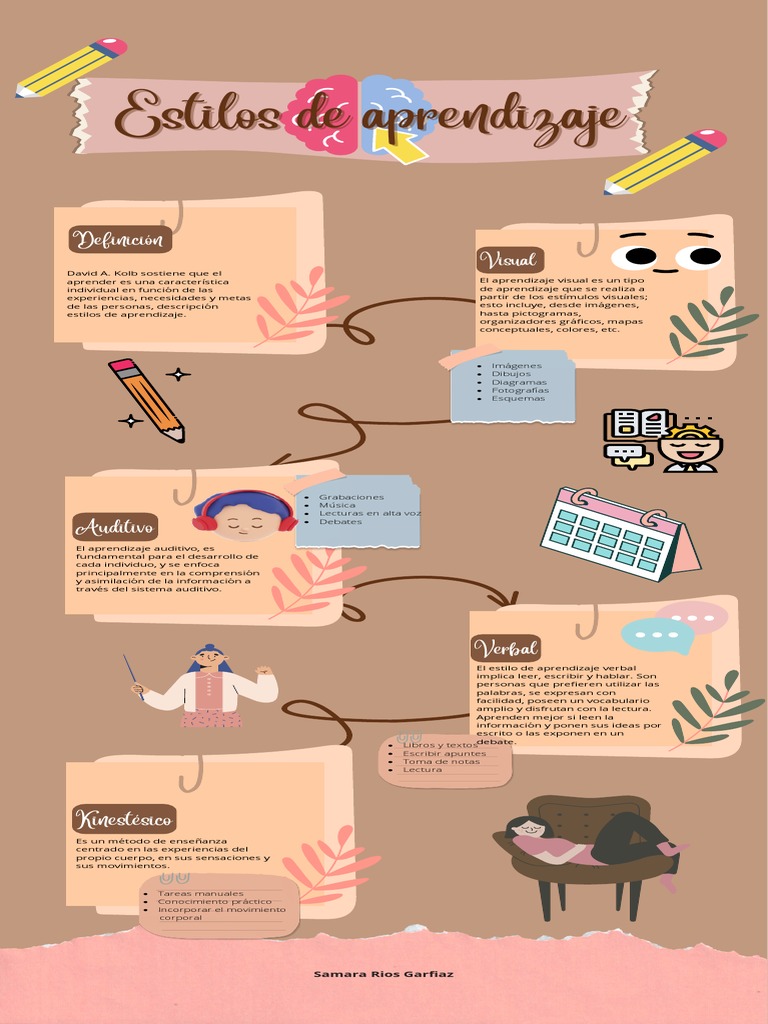 Gráficos De Diferentes Estilos De Aprendizaje