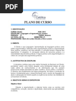 Plano de Curso - 2 Direito - 2-8-2011