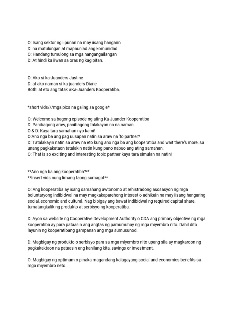 Sample Theme For Cooperative General Assembly