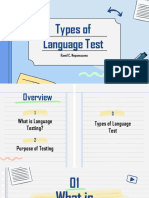 ELE 905 Types of Language Test NEPOMUCENO