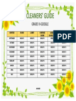 Cleaners Guide