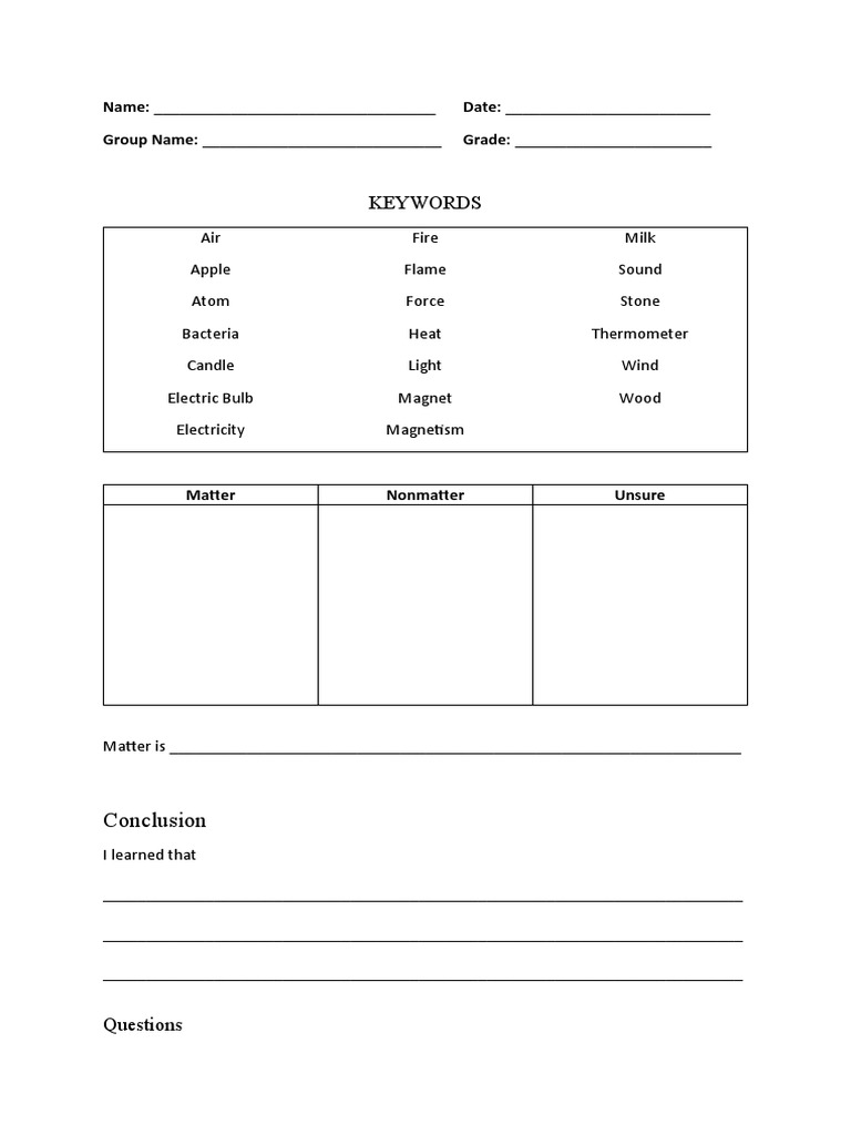 Activity Grade 3 PDF