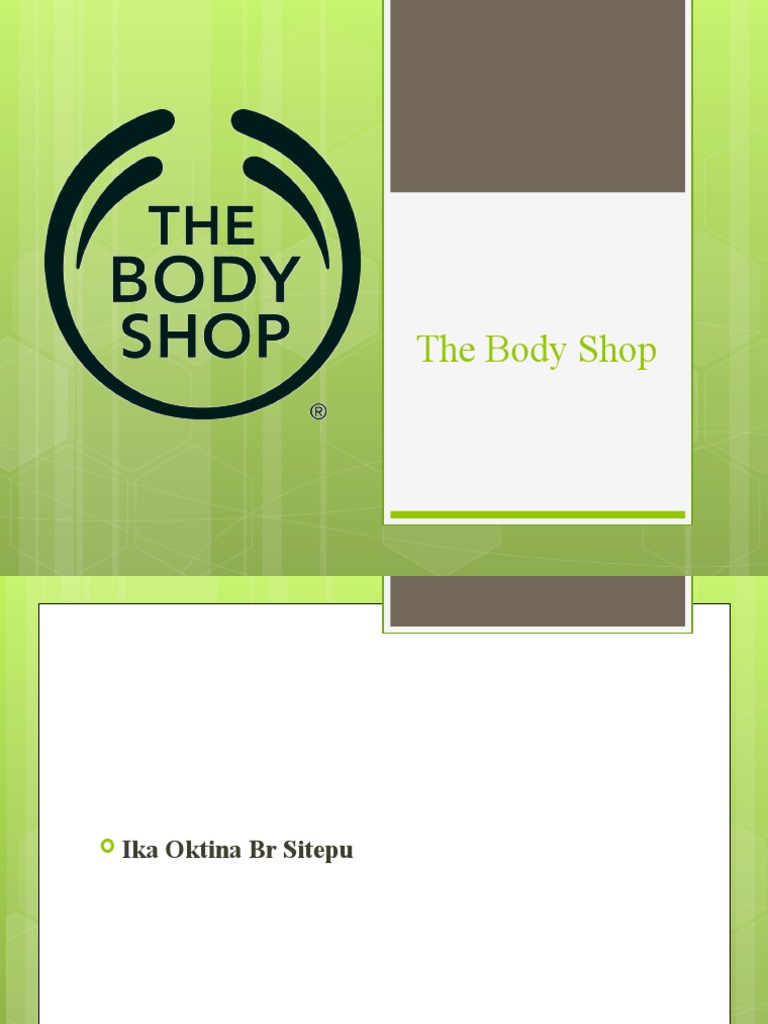 The Body Shop Business Analysis PDF