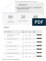 PAT PJOK KELAS 1 (2019-2020) - CHAESAR ABRIYANSAH - Print Players - Quizizz