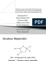 Analisis Hubungan Struktur dan Aktivitas Analgesik Turunan Meperidin