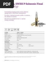 5130 308 Win. SWISS P Subsonic Final 13.0 G - 200 GR EN