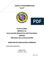 Plan Global Maestria Edu - Sup.