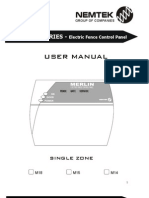 MERLIN M-SERIES ELECTRIC FENCE CONTROL PANEL USER MANUAL