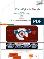 Niversidad Ecnológica de Laxcala: Administración de La Calidad 8 D S M. en C. Romualdo Martínez Carmona
