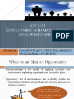 Developing and Managing New Enterprises