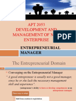 Chapter 2 Entrepreneurial Manager - Integrity