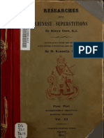 Dore, Henry - Research Into Chinese Superstitions Vol 3