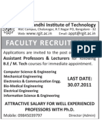 Faculty Recruitment: Professors, Assistant Professors & Lecturers